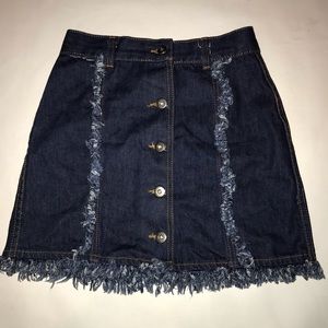 LF Carmar frayed skirt
